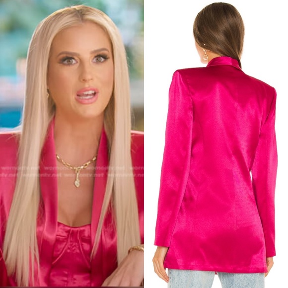 Bronx and Banco Capri Blazer L US 8 Capri Bralette Top Fuchsia Pink M US 6 NWT - Picture 3 of 16